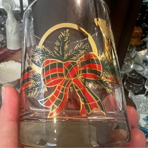 Culver 22K Gold Mid-Century Yule Horn Double Old Fashion Glasses (Set of 6) - Picture 11 of 17